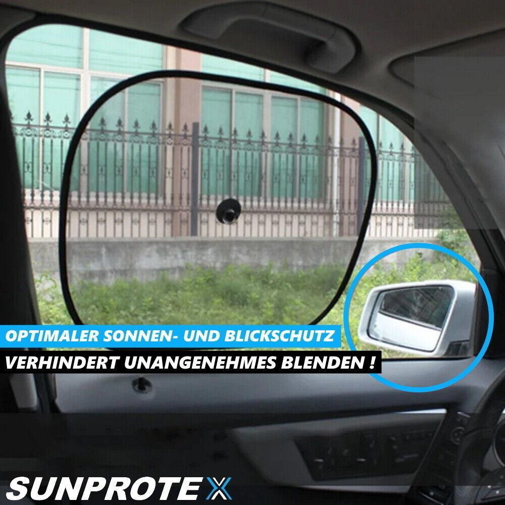 SUNPROTEX 2 x Sonnenschutz Sonnenblende Universal Seitenscheiben Baby UV Schutz