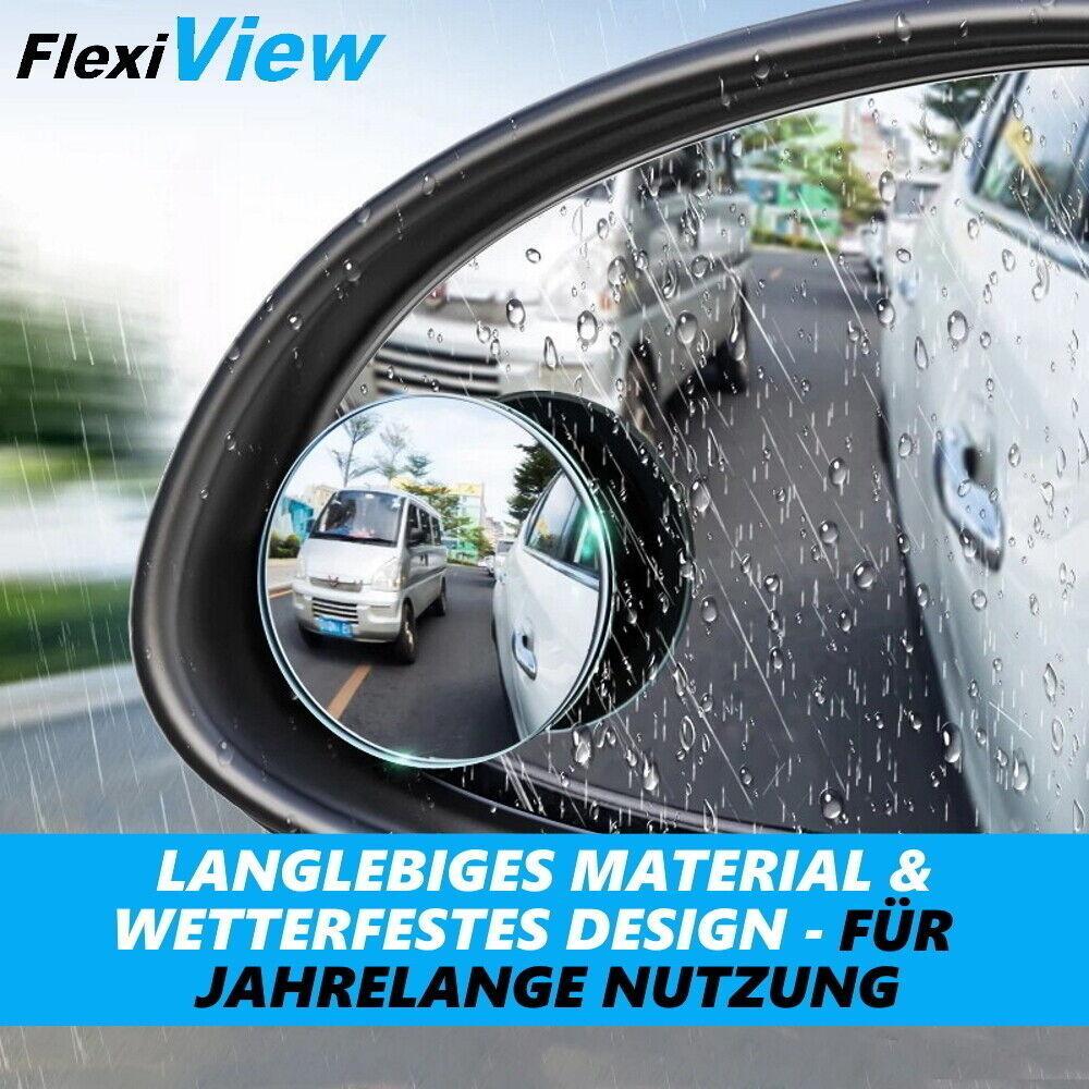 FlexiView Toter Winkel Spiegel 360° verstellbarer Auto Spiegel Aufkleber 50mm