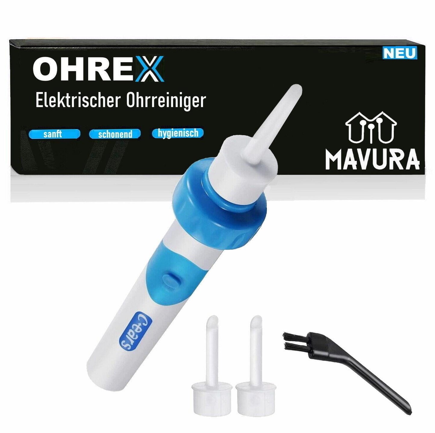 OHREX Elektrischer Ohrenschmalz Entferner Ohrenreiniger Ohrenschmalzentferner