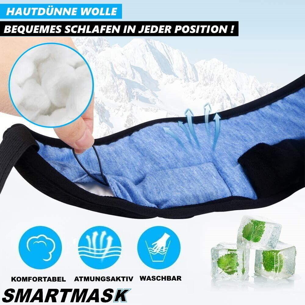 SMARTMASK Pro Smarte Bluetooth Schlafmaske 3D Brille Augenmaske Einschlafhilfe