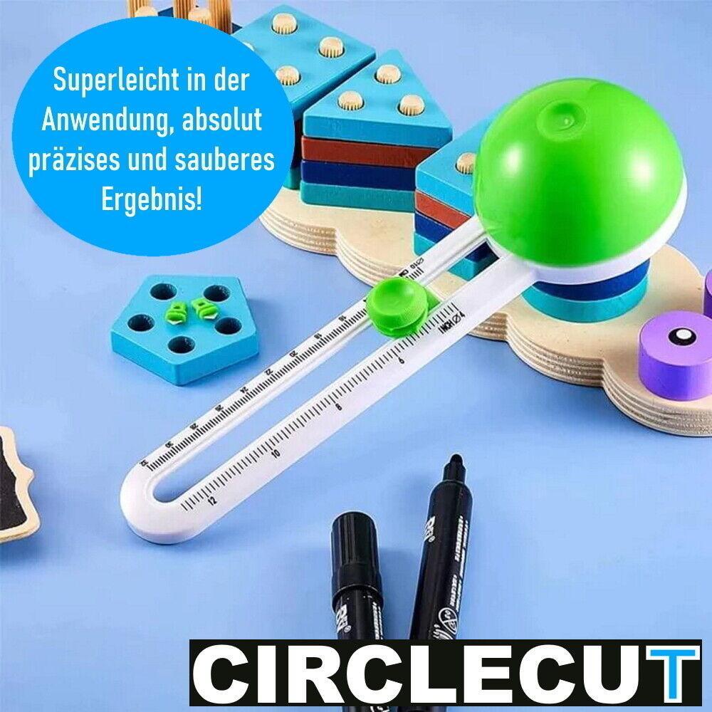 CIRCLECUT Kreisschneider Papier Zirkelschneider Rundschneider mit Ersatzklingen
