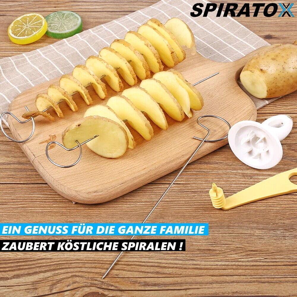 SPIRATOX Kartoffel Spiralschneider Kartoffelschneider Spiralkartoffel Chips