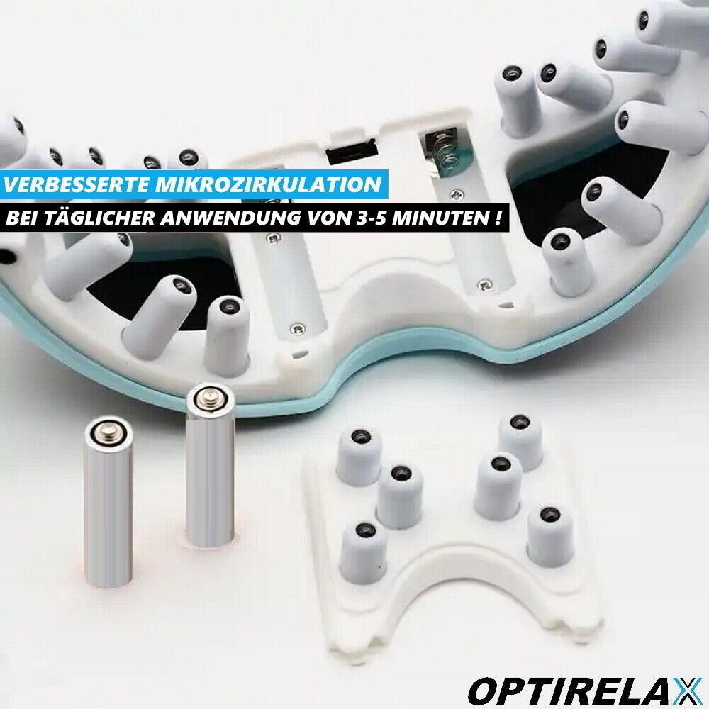 OPTIRELAX Augenmassagegerät elektrische 3D Augenmaske Augen Massage Vibration