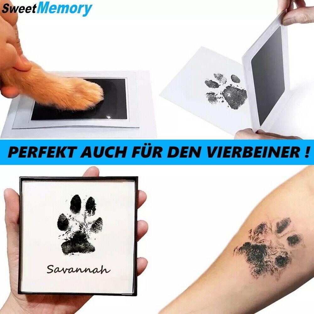 SweetMemory Handabdruckset Fußabdruckset Baby Geburt Muttertag Vatertag Taufe