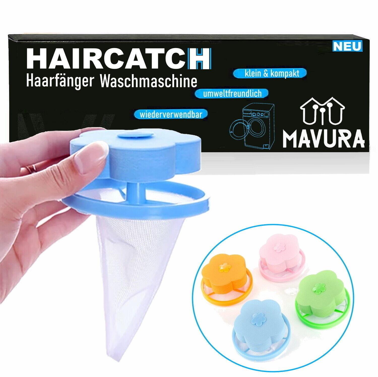 HAIRCATCH Tierhaarentferner Haarfänger Waschmaschine Waschmaschinen Haarfrei Pad