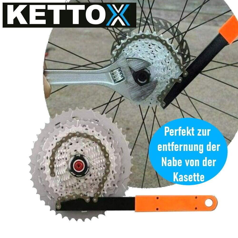 KETTOX Kettenpeitsche Zahnkranz Abzieher Set Schraubkranz Kassettenabzieher