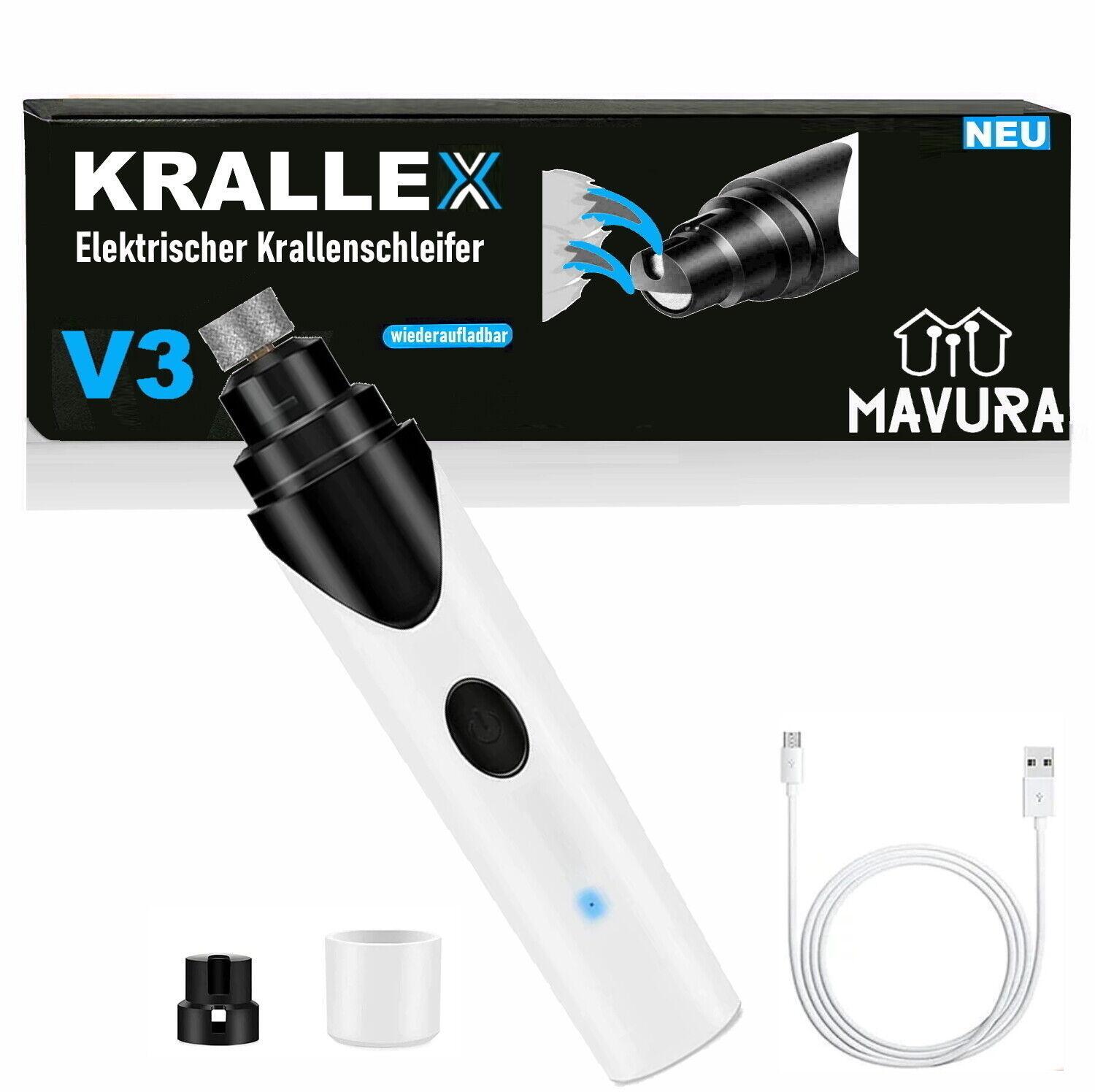 KRALLEX V3 Premium Krallenschleifer Krallen Trimmer Schere Schneider elektrisch