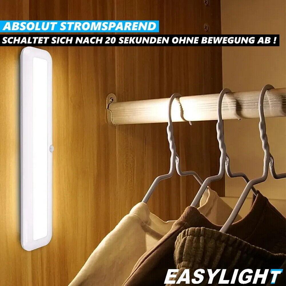 EASYLIGHT Schranklampe Unterbauleuchte Nachtlicht mit Bewegungsmelder Sensor