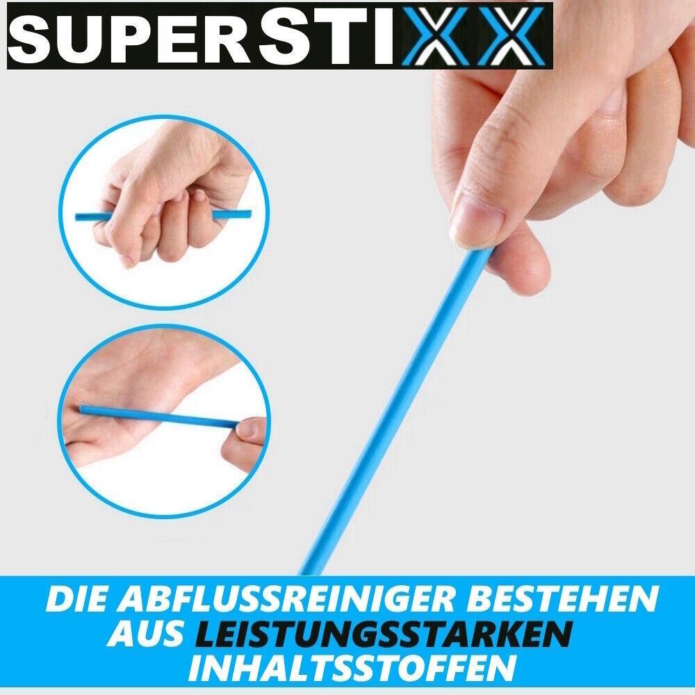 SUPERSTIXX ABFLUSSREINIGER ROHRREINIGER ROHRFREI STICKS - [XXL-SET] - 24STK