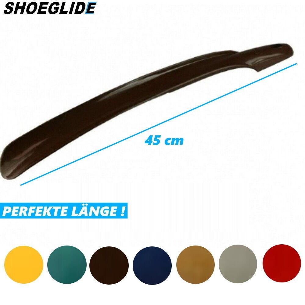 SHOEGLIDE 2x Schuhlöffel Schuhanzieher stabil extra lang Schuhanziehhilfe 45cm