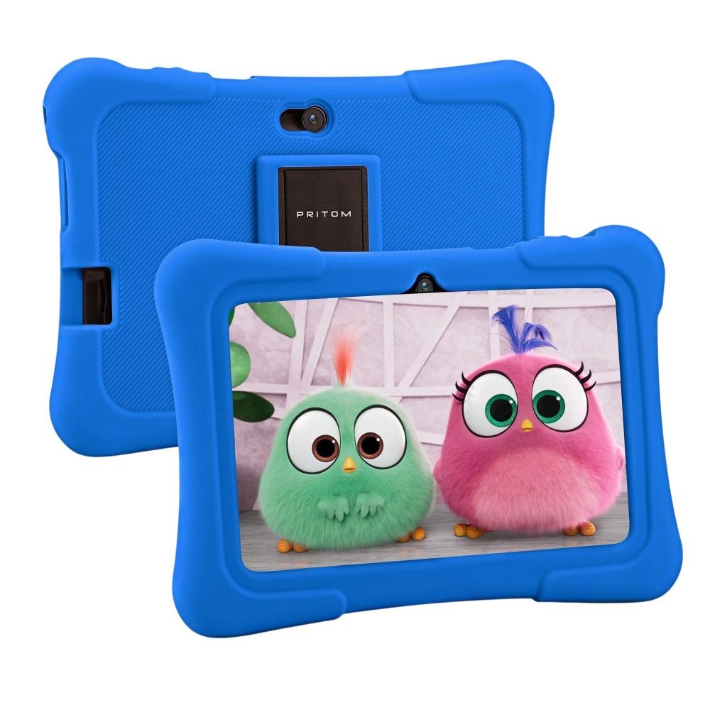 PRITOM 7 Zoll Kinder-Tablet Android 10 32GB WLAN Bluetooth Lern-Apps DE.