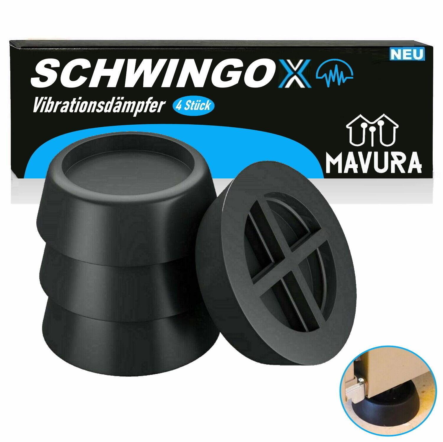 SCHWINGOX [4x] Schwingungsdämpfer Waschmaschine Vibrationsdämpfer Gummifüße