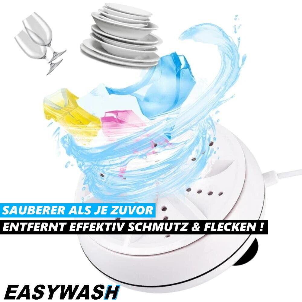 EASYWASH Mobile Waschmaschine Geschirrspüler Mini Reise Camping Waschautomat