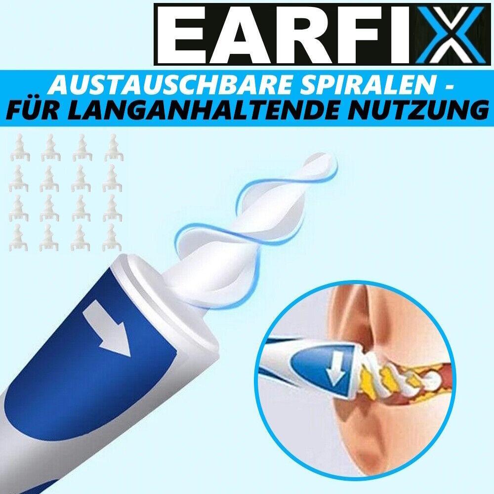 EARFIX Ohrenschmalz Entferner Ohrenreiniger Spirale Ohrreiniger Silikon