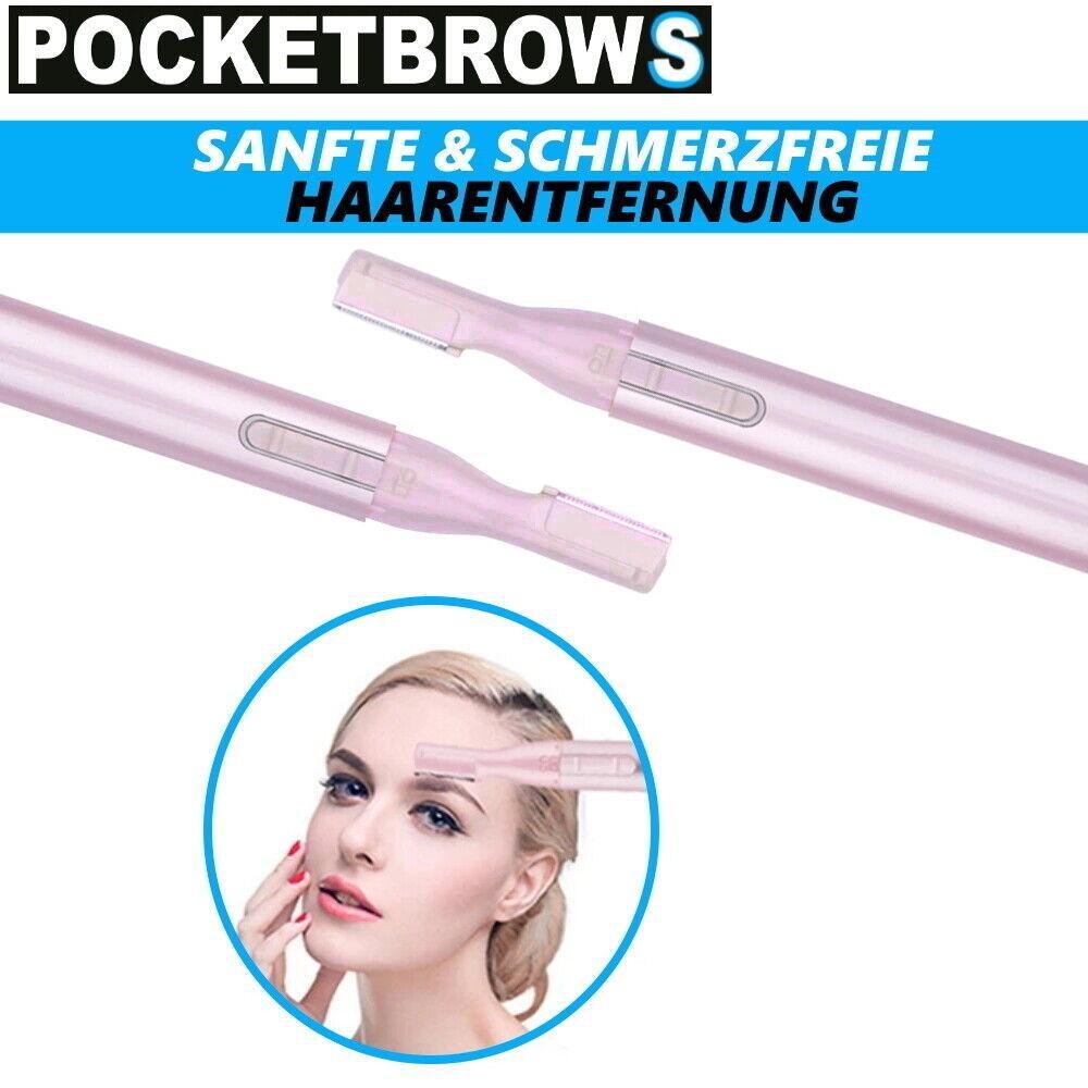 POCKETBROWS Augenbrauentrimmer Augenbrauen Trimmer Epilierer Gesicht Rasierer