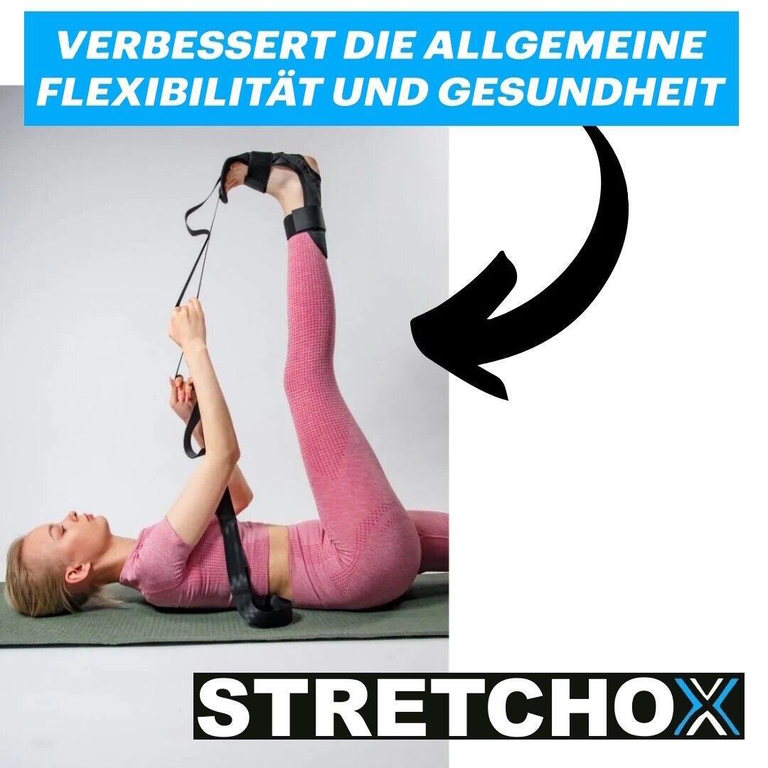 STRETCHOX Stretching Band Yoga Fitness Bein Fuß Dehnung Gurt Stretch Belt Belt