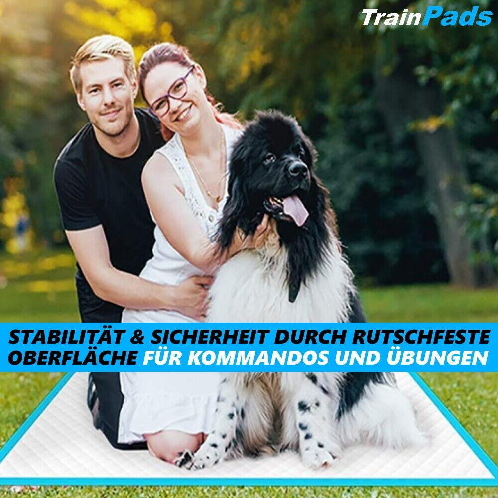 TrainPads XXL Welpenunterlagen Trainingsunterlagen Hunde Welpen Toilette 60x60cm