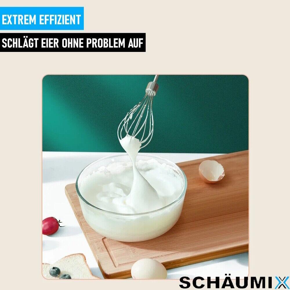 SCHÄUMIX Elektrischer Schneebesen Stabmixer Handmixer Milchaufschäumer Quirl