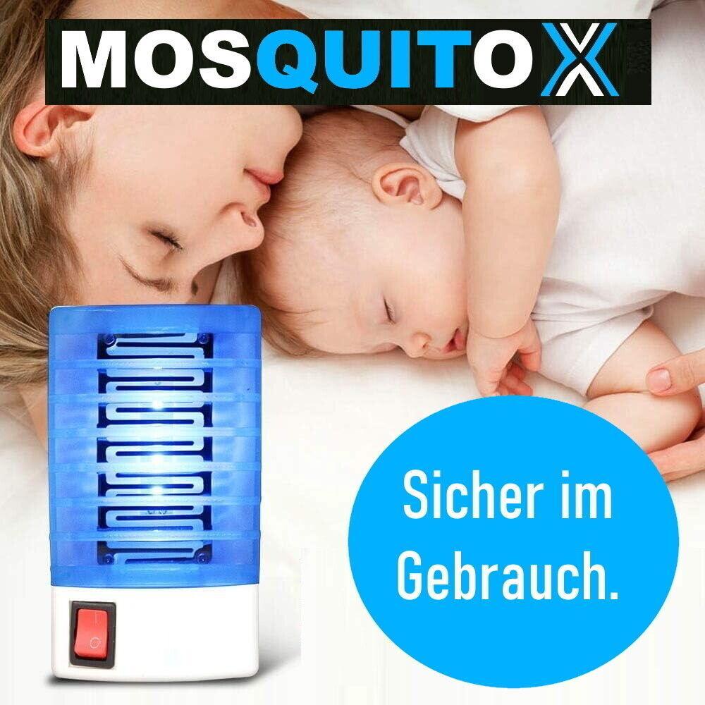 MosQuitox Insektenstecker UV Insektenvernichter Mückenstecker Fliegenfalle DE.