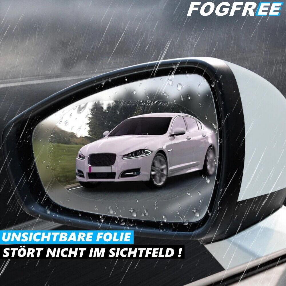 FOGFREE Spiegel Anti Beschlag Folie Anti Nebel Blendfreie Schutzfolie [2er]
