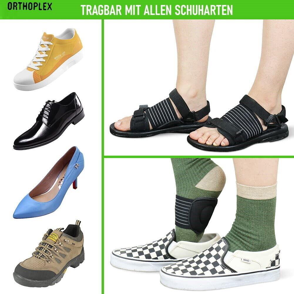 ORTHOPLEX Fußgewölbebandage Fußgewölbestütze Kompression Plattfuß Schuheinlage