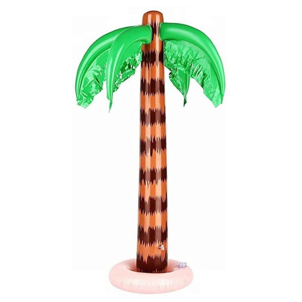 2er-Set aufblasbare Palmen Deko XXL für Pool Strand Party DE.
