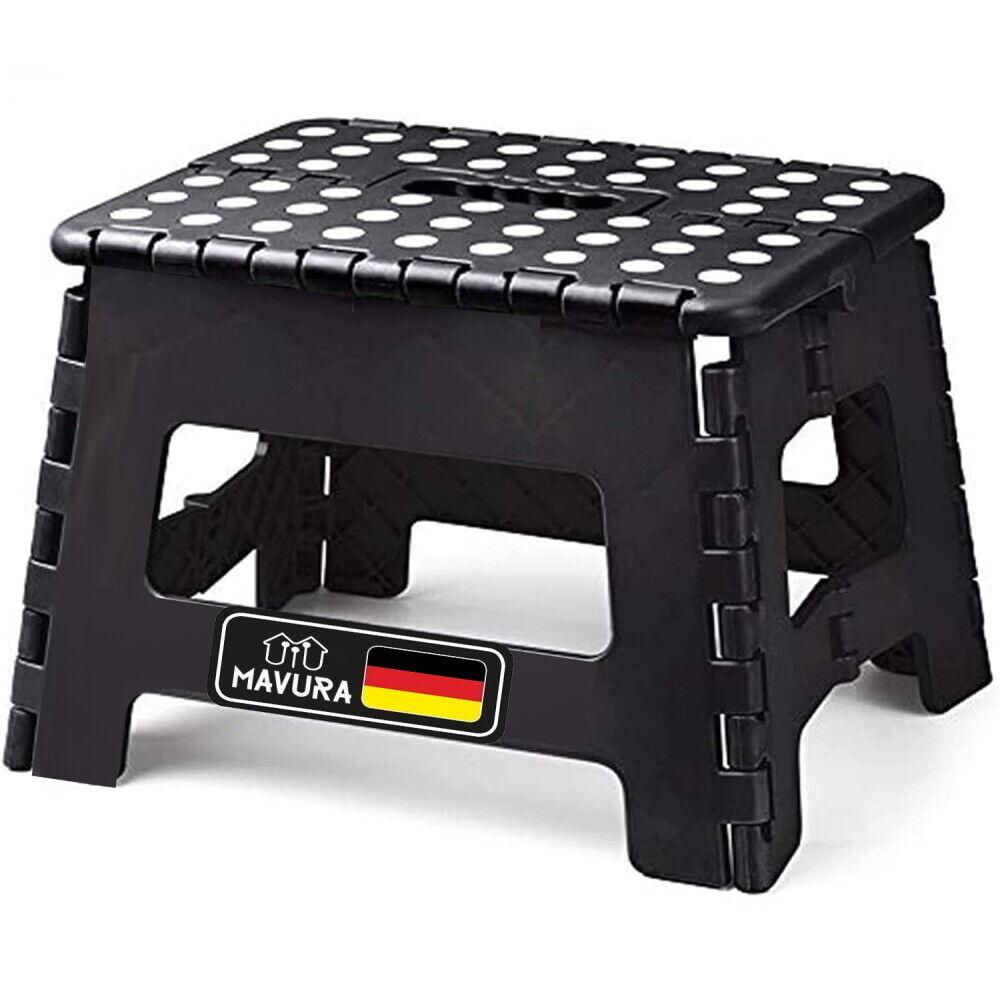 KLAPPOX Klapphocker Faltbarer Tritthocker Hocker Faltstufe Klappsitz Trittstufe