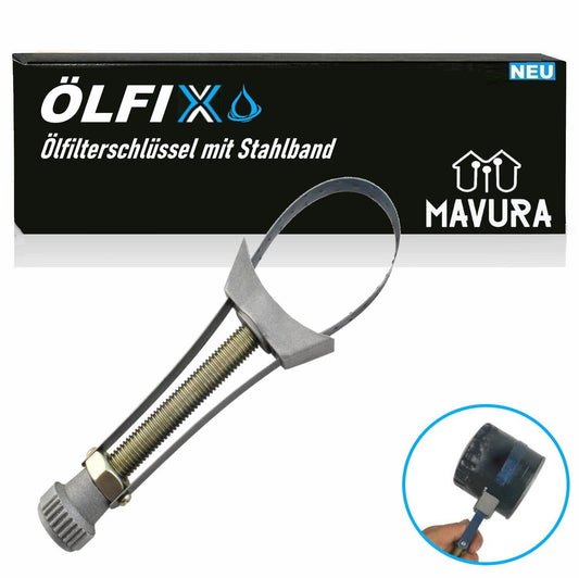 ÖLFIX Ölfilterschlüssel Bandschlüssel Ölfilter Werkzeug Universal Metall 60-110