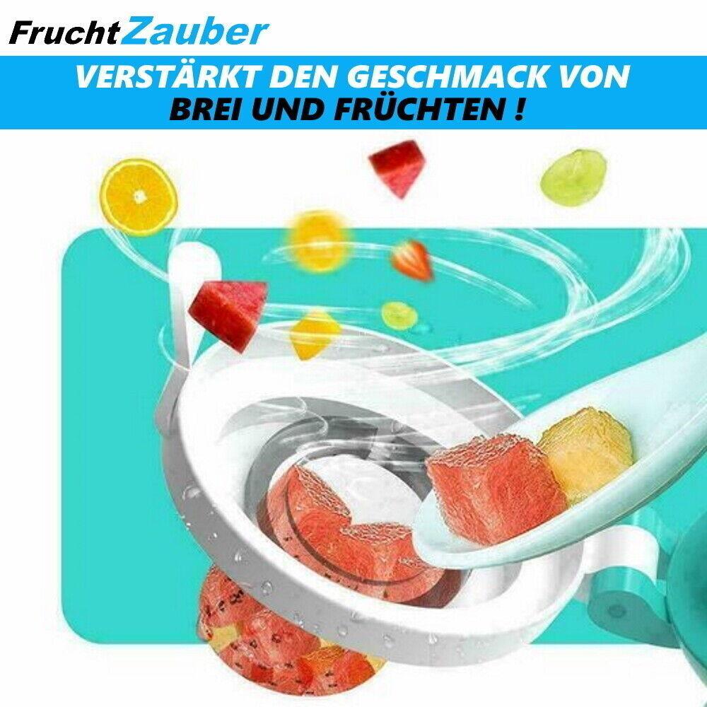 FruchtZauber Fruchtsauger Baby Schnuller Beißring Obstsauger Silikon BPA-frei 2x