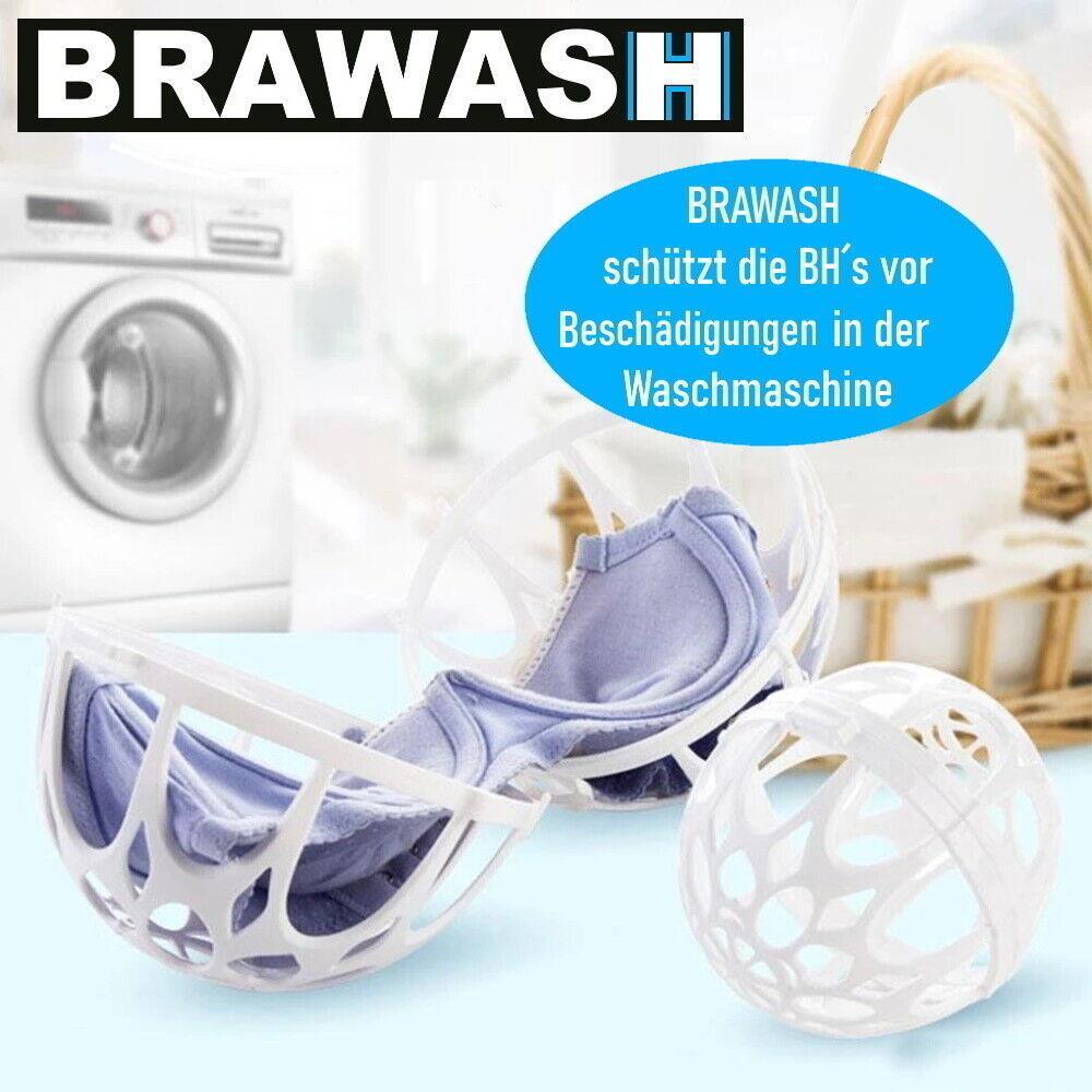 BRAWASH BH Waschkugel Wäschekugel Kugel Set Dessous Bustier Schoner Schutz Ball