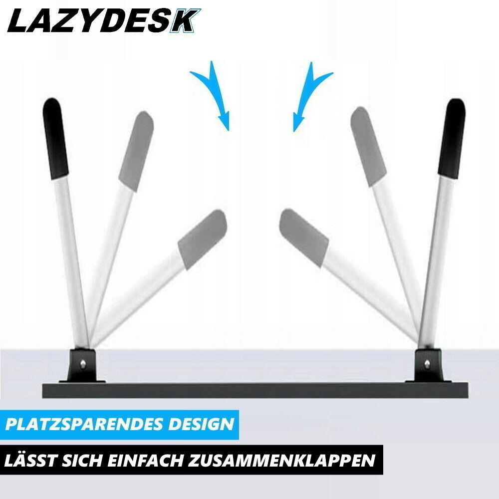 LAZYDESK Klappbarer Laptoptisch Betttisch Notebook Betttablett Frühstückstablett