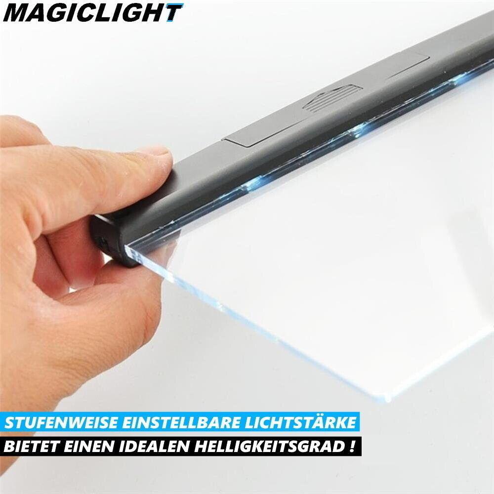 MAGICLIGHT LED Buchlampe Lesehilfe Buchleuchte Leselampe Lesezeichen einstellbar