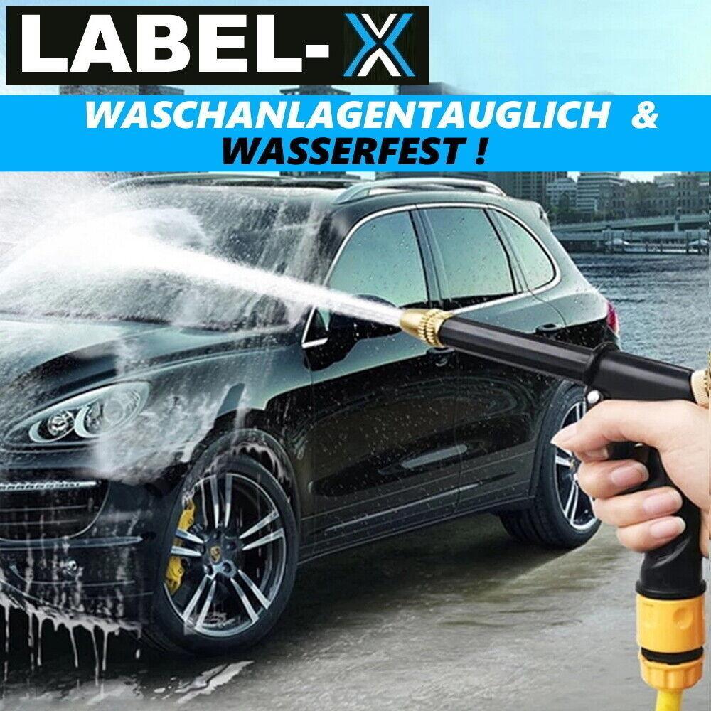 LABEL-X V12 Biturbo Schwarz Schriftzug Emblem Logo für AMG G65 S65 SL65 CL65 etc