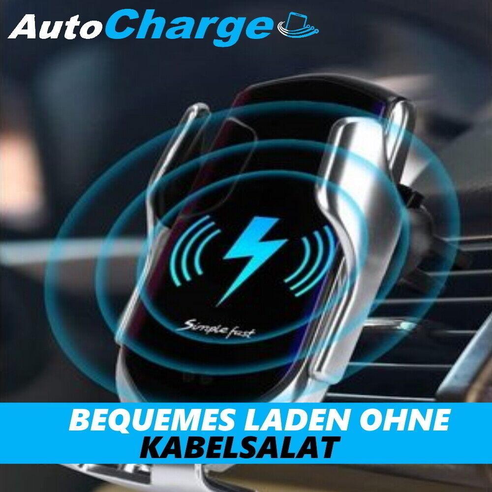 AutoCharge Qi Auto Wireless Charger Handyhalterung KFZ Kabelloses Ladegerät