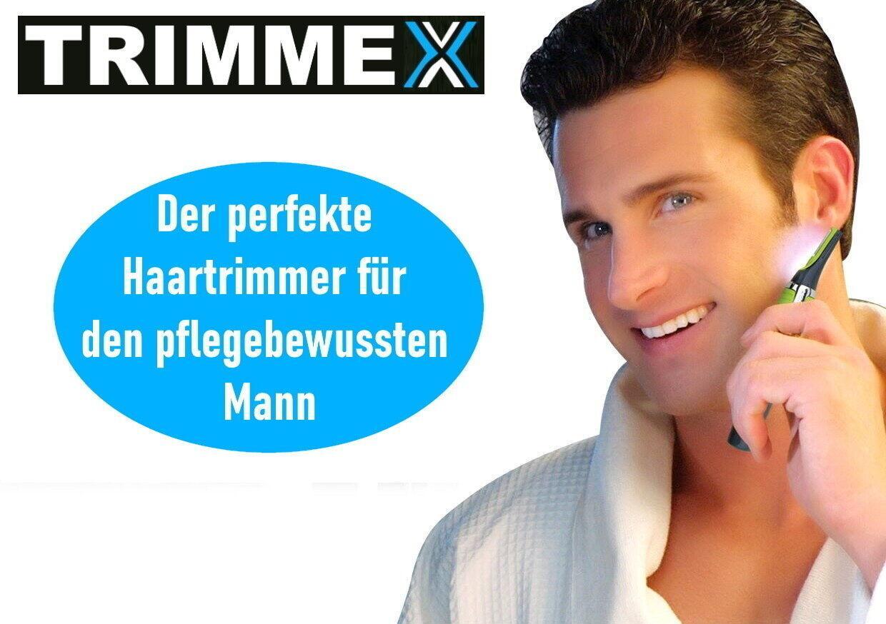 TRIMMEX Haartrimmer Nasenhaar Trimmer Augenbrauen Ohren Herren Rasierer