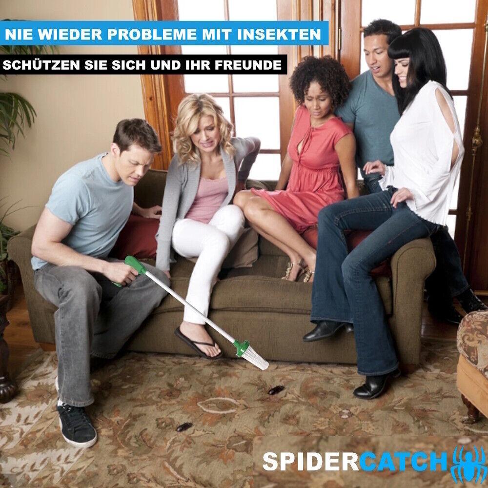 SPIDERCATCH Spinnenfänger Spinnengreifer Insektenfänger Greifzange extra lang