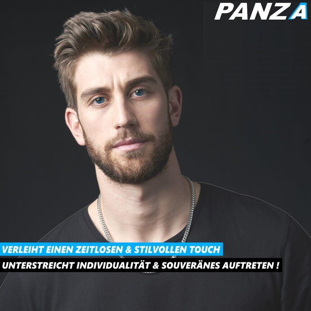 PANZA Panzerhalskette Halskette Edelstahl Panzerkette Königskette Herren & Damen