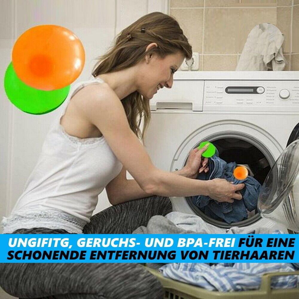 HaarMagnets Tierhaarentferner Haarentferner Waschmaschine Bälle Fusselpfote 4x
