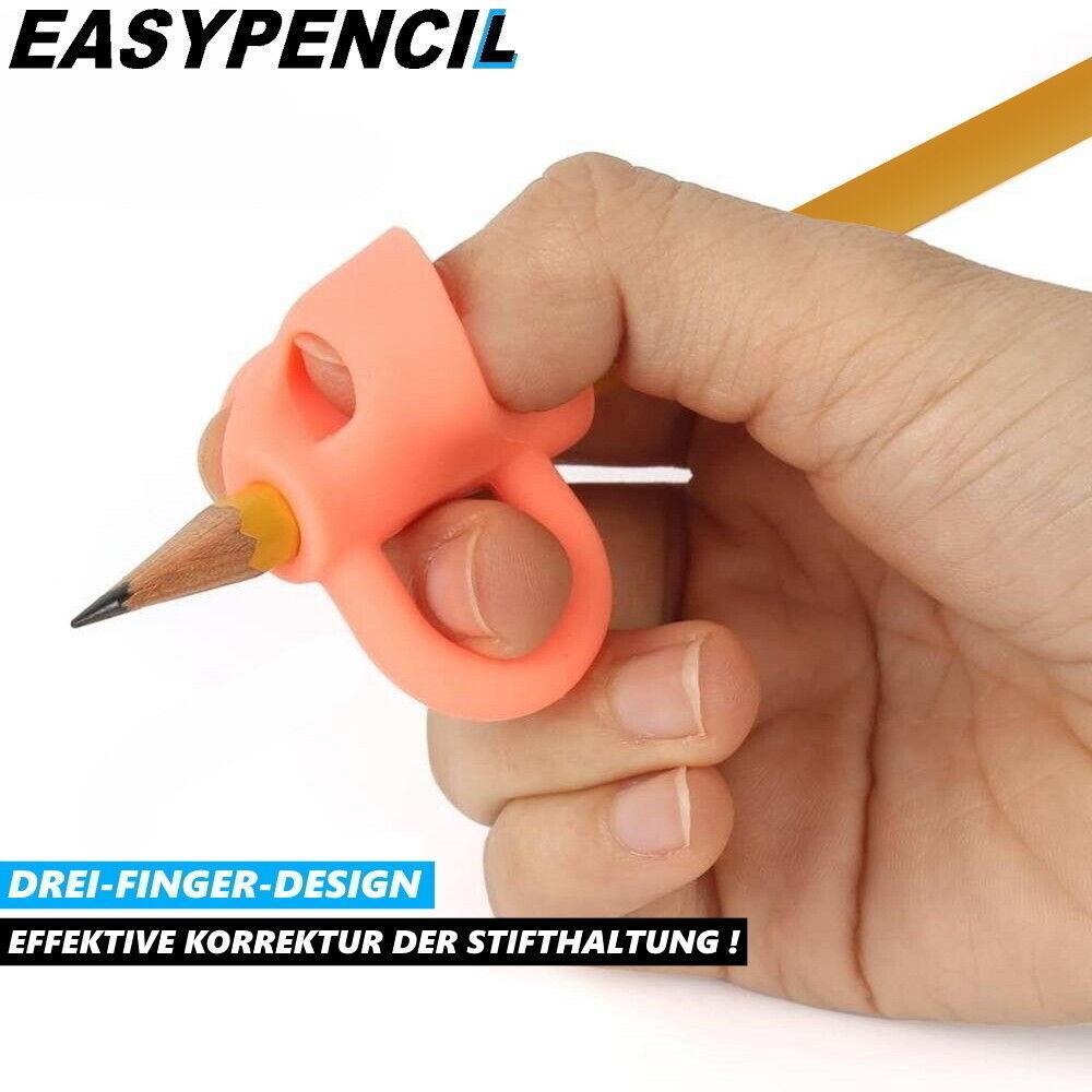 EASYPENCIL Ergonomische Bleistift Schreibhilfe Set Kinder Rechts &Linkshänder