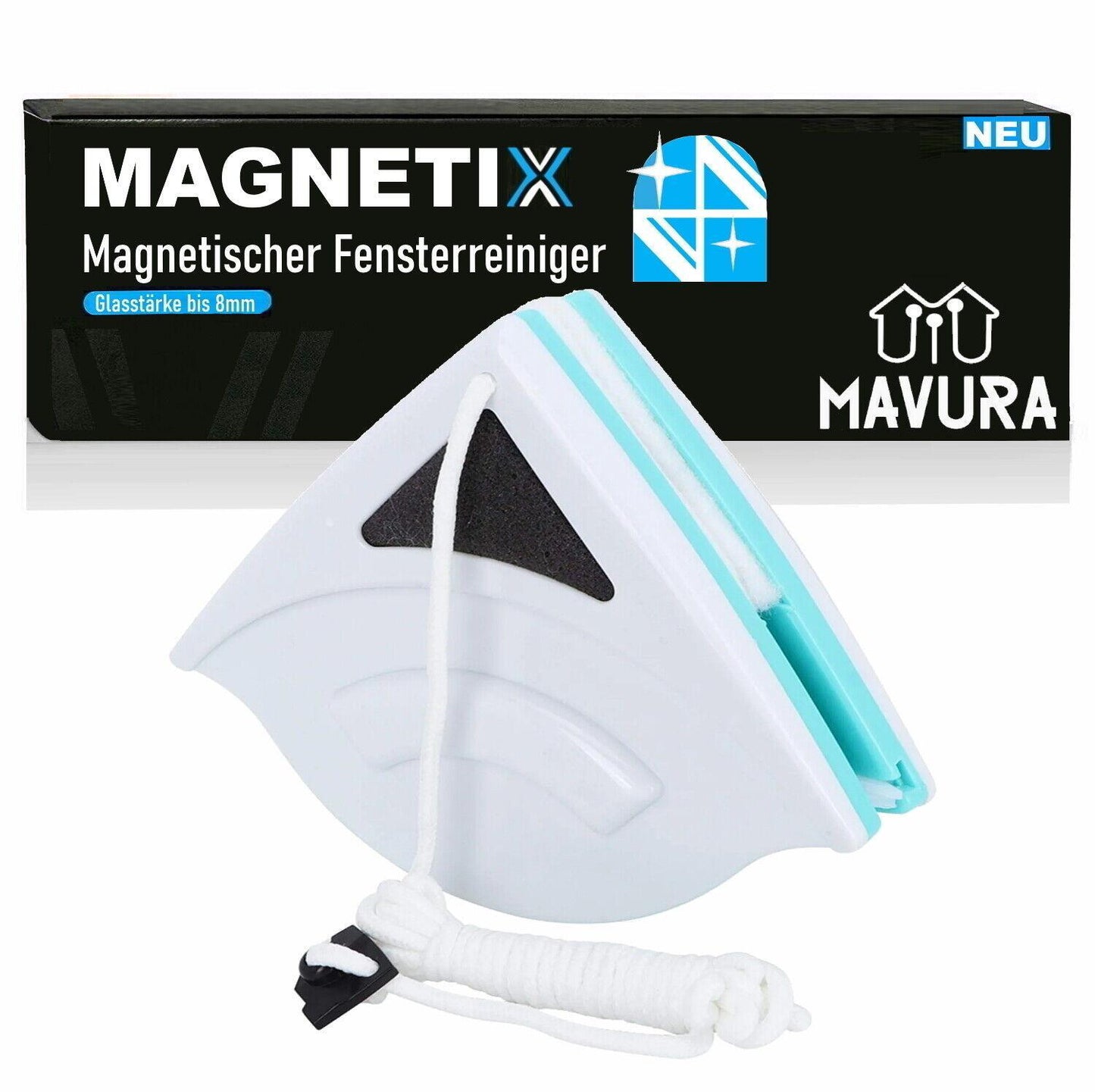 MAGNETIX magnetischer Fensterreiniger Glaswischer Fensterputzer Fensterwischer