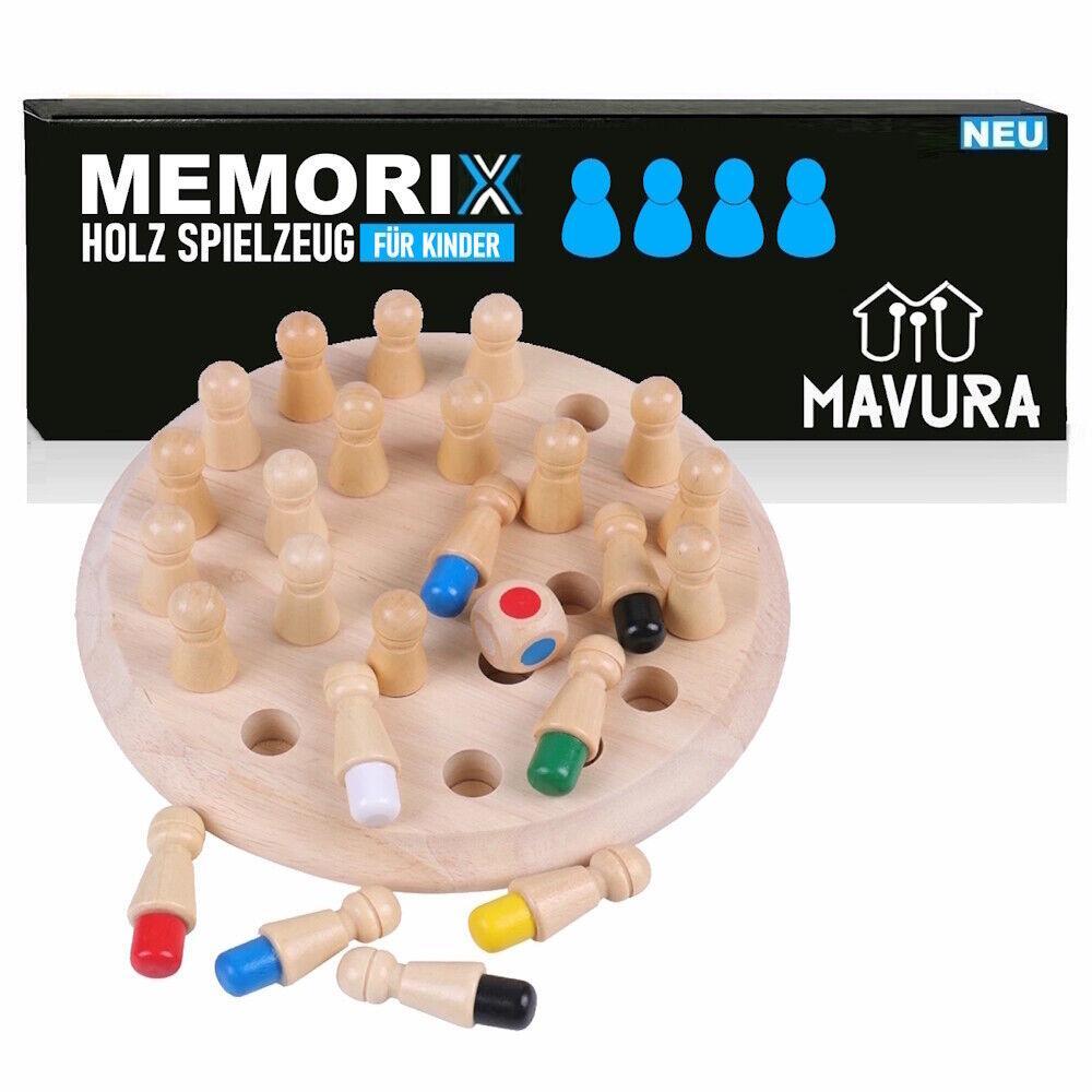 MEMORIX Holz Spielzeug Gedächtnis Memory Schach Match Stick Kinder Lernspielzeug