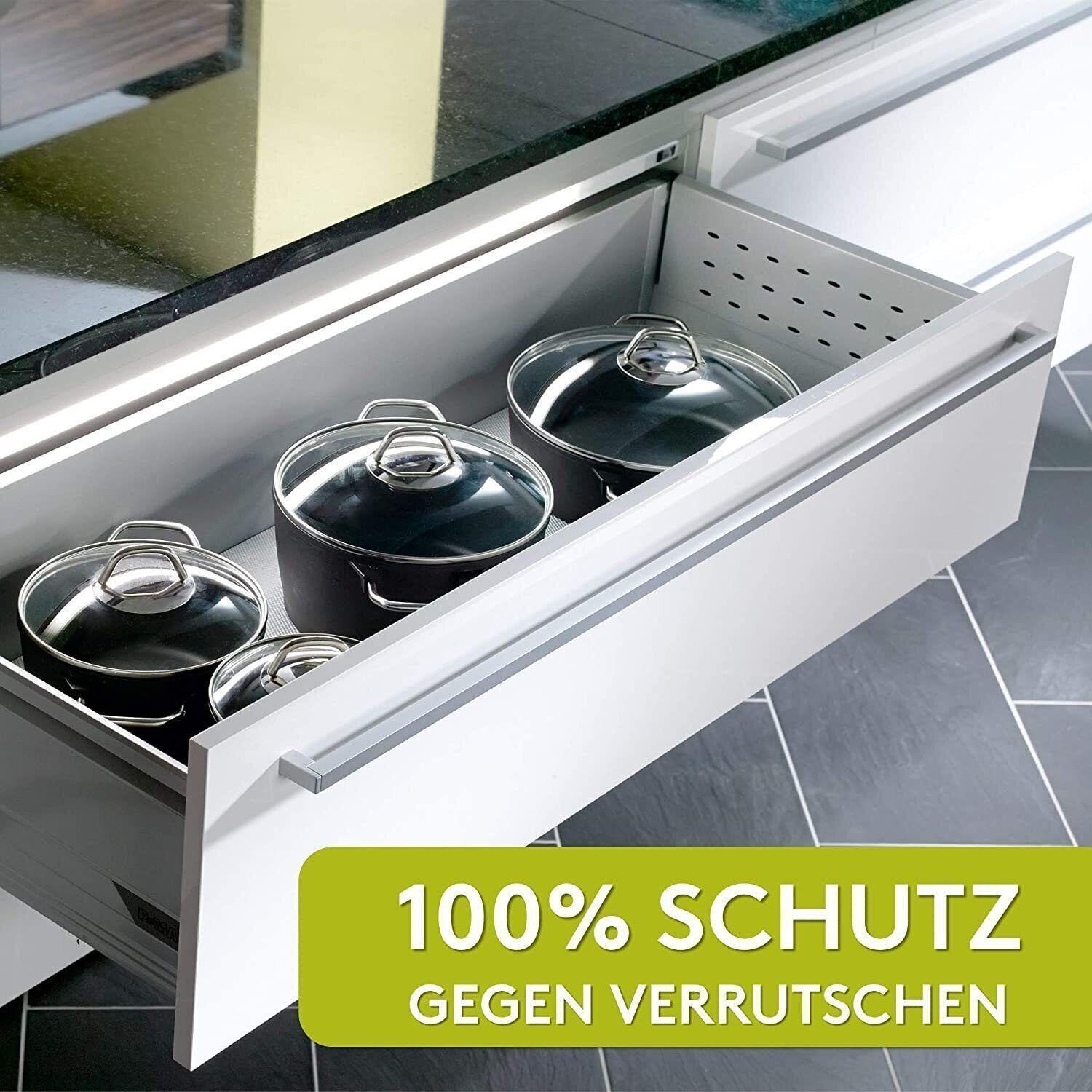 MAVURA Anti-Rutsch Schubladenmatte Folie Schubladeneinlage Kühlschrankmatte
