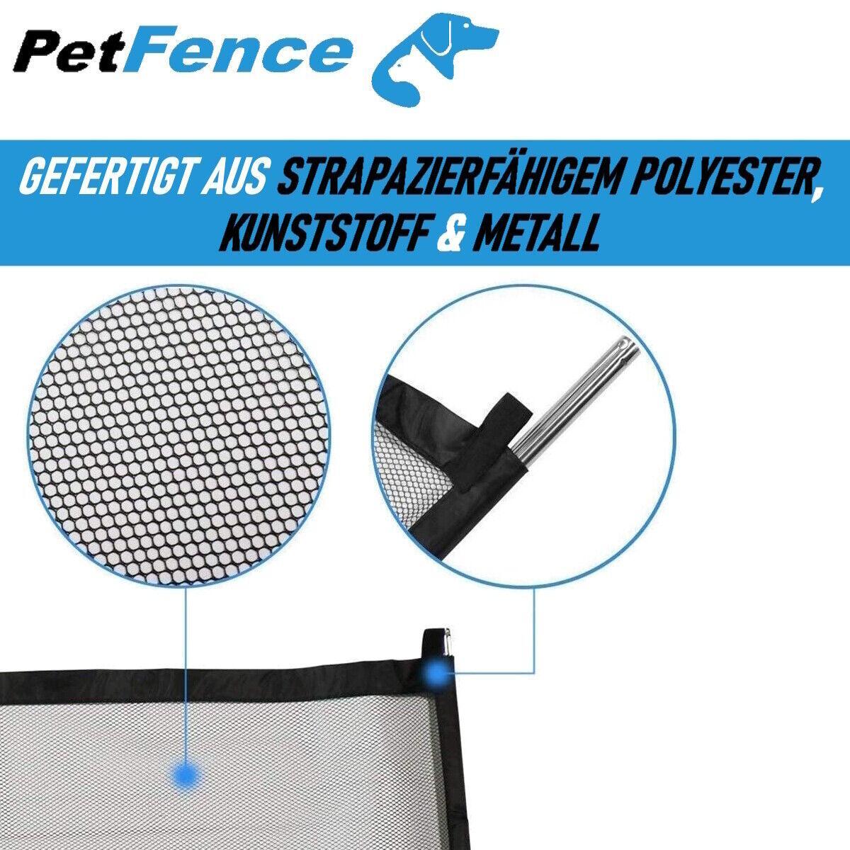 PETFENCE Absperrgitter Treppenschutzgitter Hundeschutzgitter Türschutzgitter