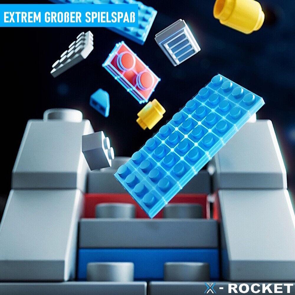 X-ROCKET Raketen Bausatz Spielbausteine Weltraumrakete Raumfahrt Bausteine 130tg