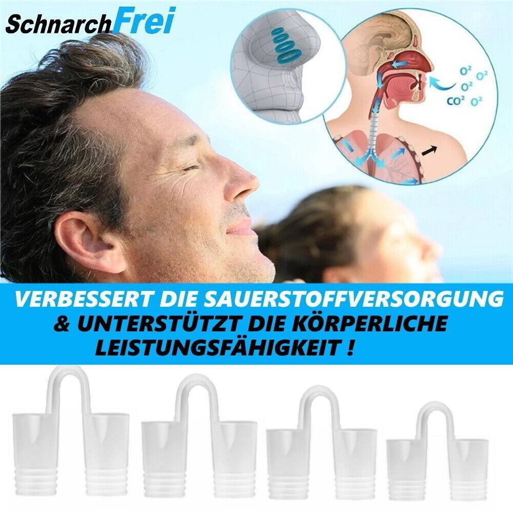 SchnarchFrei Nasenspreizer Set Nasendilatatoren Nasenklammer Schnarchen [8er]