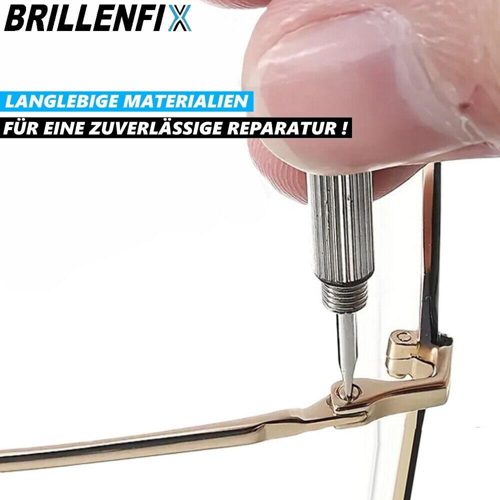 BRILLENFIX Brillen Reparatur Brillenreparatur Kit Schraubendreher Werkzeug 10tlg