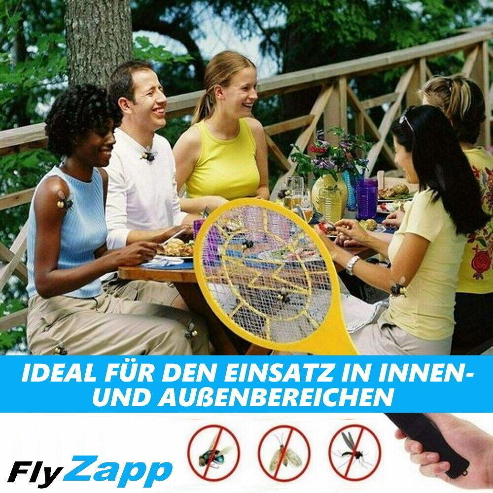FlyZap elektrische Fliegenklatsche Fliegenfalle Mückenfalle Mücken Fliegenwedler