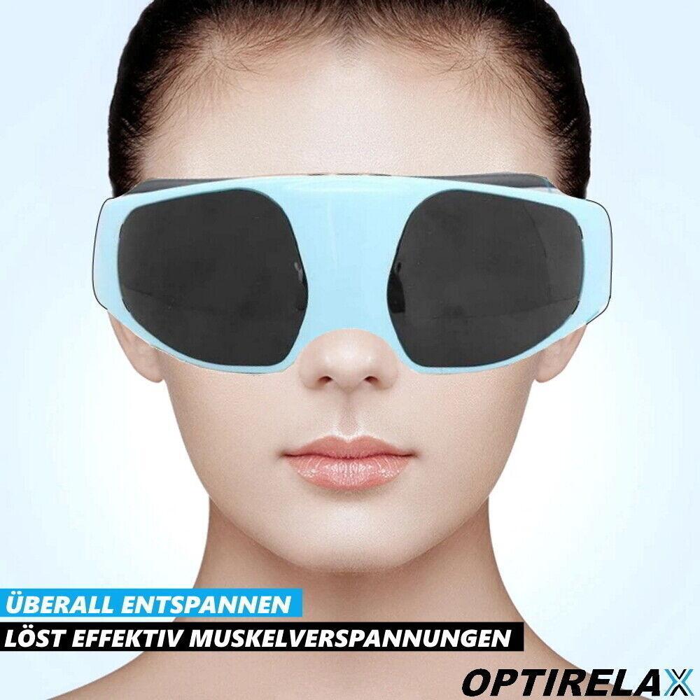 OPTIRELAX Augenmassagegerät elektrische 3D Augenmaske Augen Massage Vibration