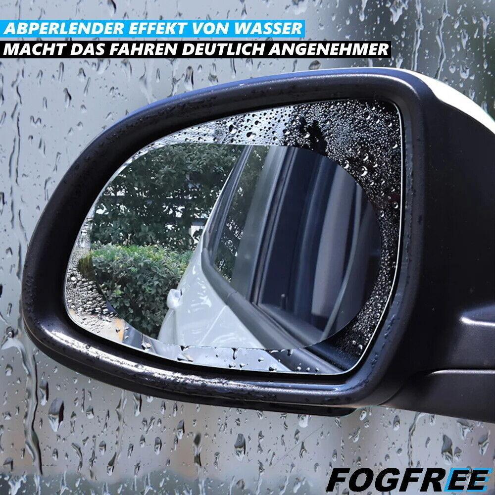 FOGFREE Spiegel Anti Beschlag Folie Anti Nebel Blendfreie Schutzfolie [2er]