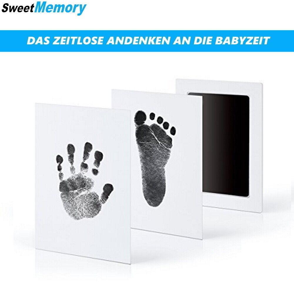 SweetMemory Handabdruckset Fußabdruckset Baby Geburt Muttertag Vatertag Taufe